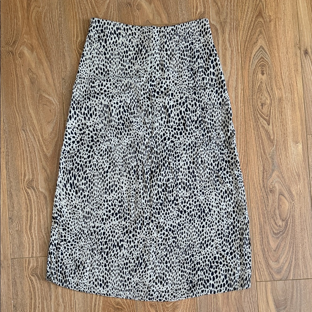 Brandy Melville Animal Print Midi Skirt